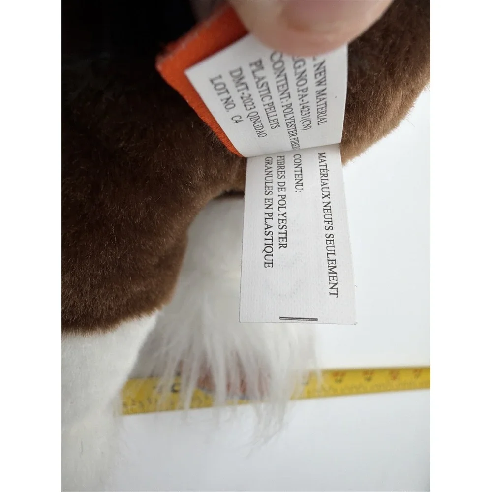 Wild Republic Clydesdale Horse Plush Stuffed‎ Animal Brown White With Black Mane
